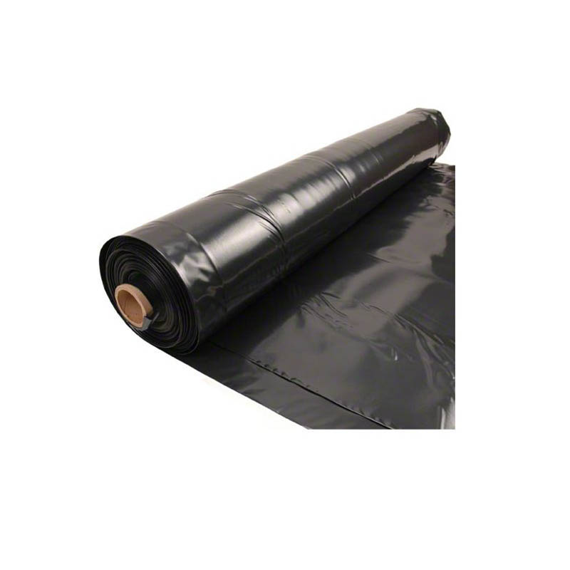 4mx50m 125mu/500g Black Polythene Temporary Protective Sheeting (TPS)