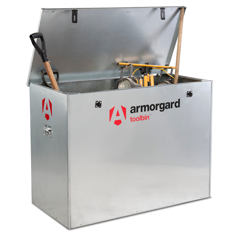 Armorgard GB3 Toolbin, Galvanised Storage Box