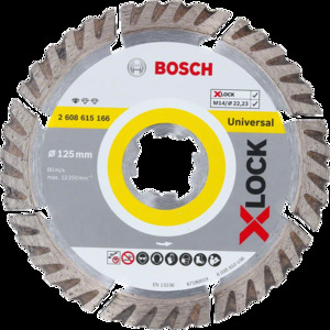 Bosch 5-Inch 125mm Diamond Blade For Cutting Concrete, Brick, Stone & Masonry