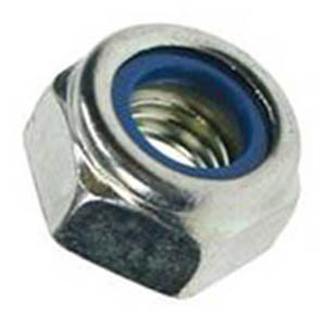 BZP Nylon Insert Nuts - Type P